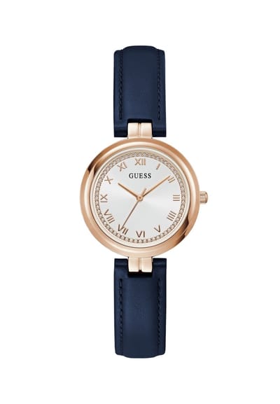 Guess Millie Quartz Analoog Horloge Blauw Behuizing: 100% Roestvrij Staal| Armband: Roestvrij Staal 32 mm U1387L1M, U1438L1M, U1438L2M, U1445L1M, U1445L3M