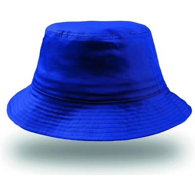 Atlantis Headwear - Bucket Cotton Hat - Royal - One Size