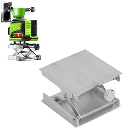 Qcwwy Mini Hoist Table - Aluminium Lab Jack met Verstelbare Hoogte en 60kg Draagvermogen
