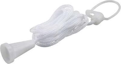 Nedco Trekkoord - 1,5 meter - Compleet wit - Handige trektouw voor schakelaren/ventilatieroosters