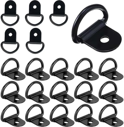 20 Stuks RVS D-Ring Bevestigingshaken voor Vervoer, Boot en Trailer Veiligheid