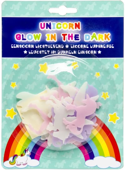 Duckiez Glow-In-The-Dark Eenhoorns - 1 stuk