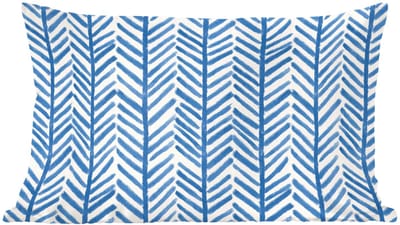 Sierkussens - Kussentjes Woonkamer - 60x40 cm - Patroon - Streep - Blauw