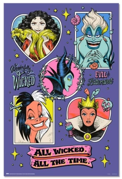 Poster Disney - Villains 61x91,5cm