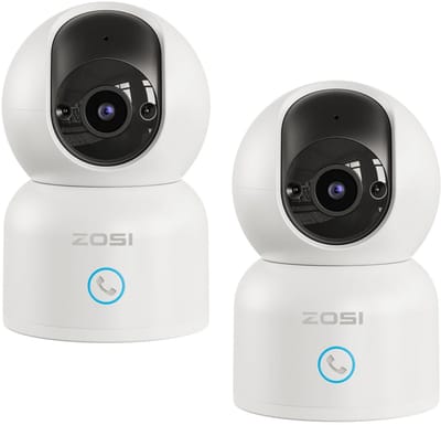 Betaalbare Goederen® babyfoon - babyfoon met camera - 2 camera's - baby monitor - babyfoon houder - babyfoons - babyfoon met camera en app