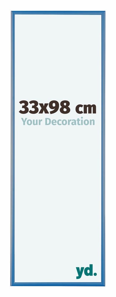Your Decoration - Puzzellijst 33x98 cm - Staal Blauw - Puzzellijst 500-1000 stukjes - Aluminium Fotolijst - Kent