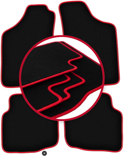 CARLUX-RED automatten voor: Mitsubishi L200 Triton pick-up (2001-2006)