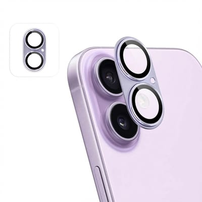 imoshion Camera Lens Protector - Geschikt geschikt voor Apple iPhone 17 - 2 Pack - Lavendel