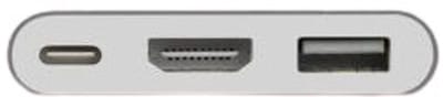 Nilox NLX-TC-HDMIUSBT tussenstuk voor kabels USB 3.0 HDMI 4K Zilver