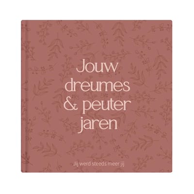 Writemoments Opgroeiboek dreumes & peuter - 1 t/m 3 jaar - Terra roze