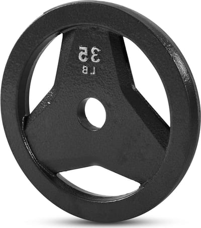 Olympische Gietijzeren Gewichtsplaten (2" / 50mm) voor Halterstang - Krachttraining & Gewichtheffen