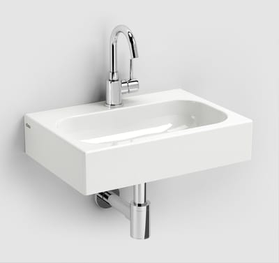 Clou Mini Match Me fontein 45x10cm voorbewerkt kraangat mineraalsteen wit