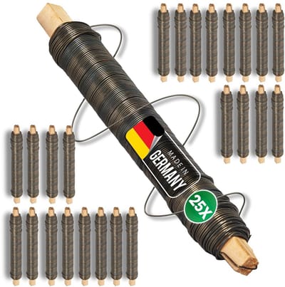 Gegloeide Wikkeldraad 0,65 mm - Flexibele Metaaldraad voor Knutselen en Bloemschikken