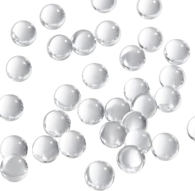 100 Stuks Duidelijke Glazen Kralen Zonder Gat, 10mm Transparante Ballen voor DIY Sieraden, Decoraties en Ambachten
