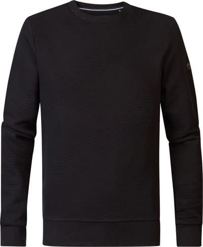 Petrol Industries - Heren Casual Sweater Yukon - Zwart - Maat XXL