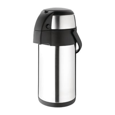 Olympia RVS thermoskan met pompactie 3L