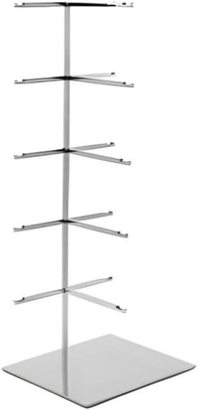 Zonnebril Displaystandaard - Brillenhouder Organizer - Netjes Opbergen - Stabiele Antislipbasis - 3 tot 5 Zonnebrillen - Roestvrij Staal