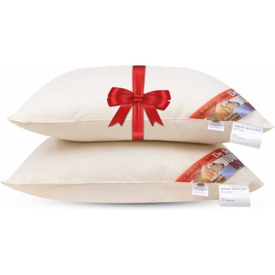 Schaperie Hoofdkussens - Set van 2 stuks - IWS gecertificeerd wol - Stevig - 1000g - 60x70cm
