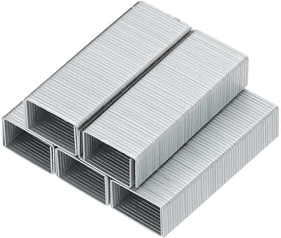 M&G 24/8 Heavy Duty nietjes voor nietjes, 10.000 stuks (500 stuks per doos), capaciteit 50 vellen voor standaard nietjes, glad nieten voor kantoorbenodigdheden thuis, zilver