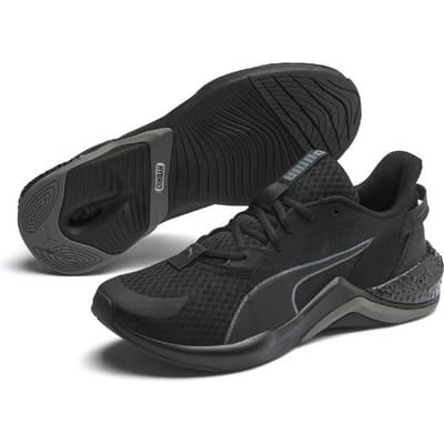 PUMA - maat 44.5- Hybrid NX Ozone Heren Sportschoenen - Puma Black-CASTLEROCK