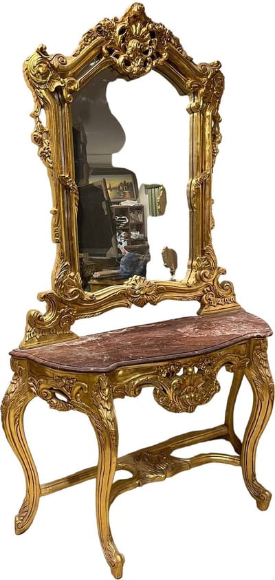 Barok spiegel console exclusief XL