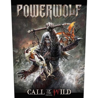 Powerwolf Call Of The Wild Unisex Embleem - zwart - Standard