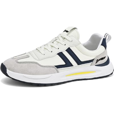 Skateschoenen voor Heren Leer Casual Plat Comfortabel Rubber Buitensporten Casual Tennisschoenen Originele Sneakers Man 38 blauw