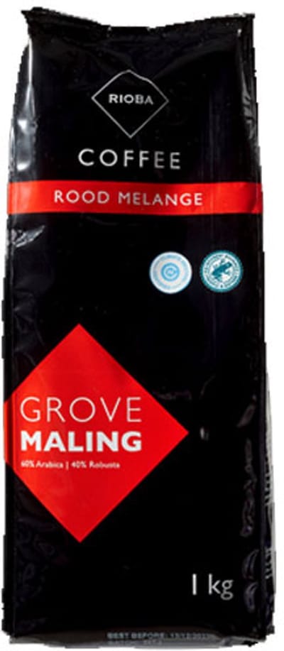 Rioba Rood Grove Maling - gemalen koffie - 1 kg