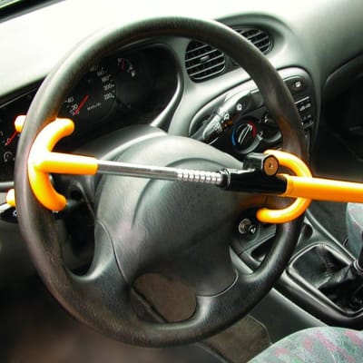 Stuurslot - Voorkom diefstal van je auto - Stuurslot voor extra beveiliging van je auto - Beveilig je voertuig met het Stuurslot - Stuurslot met sleutel voor optimale auto beveiliging - Voorkom autodiefstal met het Stuurslot - Nu extra korting!