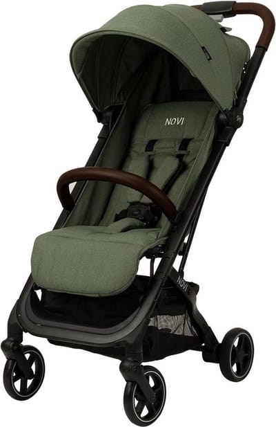Novi Baby Sky Buggy - Groen Melange - inklapbaar - inclusief regenhoes