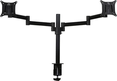 monitor arm 2 schermen - Zwart