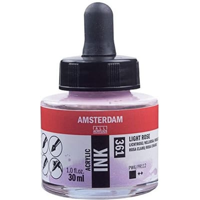 Amsterdam Acrylic Inkt Fles 30 ml Lichtroze 361