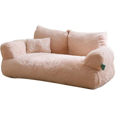 Kattenbed Ultrazacht pluche materiaal Hondenkattenbedden voor binnenkatten Kattenbank Ontlast spieren en gewrichten M