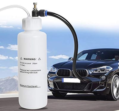 Auto Remlange Ontluchtingskit 500ml - Vacuümpomp Lucht Aangedreven met Slangen