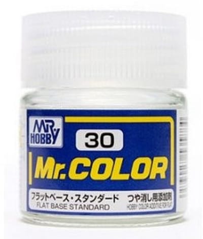 Gunze Mr. Hobby C-030 - Mr. Color 10 ml Flat Base - Lacquer Modelbouwverf
