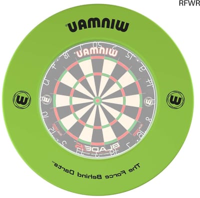 RFWR® Witte Dartbord Rand voor Bristle Dartborden - Geschikt voor Thuis en Clubgebruik