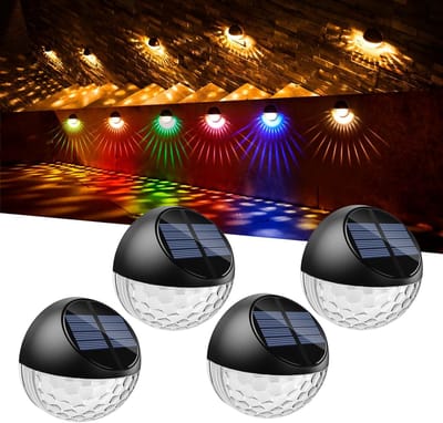 Zonne-energie Tuinverlichting Buitenwandlamp - Waterdicht - Automatische Sensor - Milieuvriendelijk - LED Verlichting - Warm Wit - IP65 - Tuinverlichting op Zonne-energie