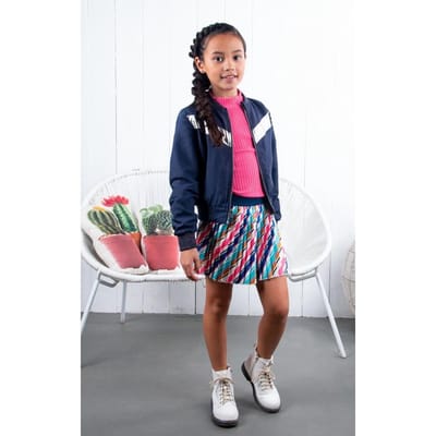 B. Nosy Kids Meisjes Jas - Maat 92 - Katoen - Elastaan - Polyester - Rits - Normaal - Vrouwen - Spij