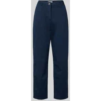 Tommy Hilfiger Cotton Slim Straight Dark Night Navy Size: 34 | Chinos Outlet | Dames | Blauw