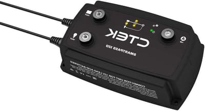 Accubeheer Systeem - Batterij Separator - Motor Starten - Dynamische Overstroom Bescherming - 120 Ampere - Zwart