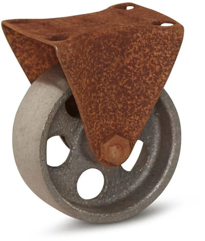Vintage Retro Design bokwiel - Gietijzer - 75mm - 80kg