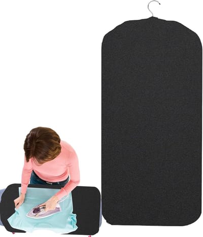 Strijkmat - Strijk kussen - Kleding glad maken - Draaibare ophanghaak - 45x40 cm - Grijs