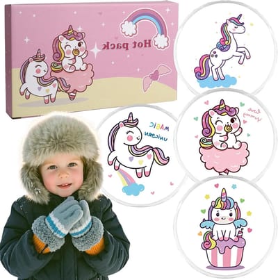 Set van 4 Herbruikbare Pocket Warmers voor Winterse Reizen - 9 x 9 cm Warmte Kussens voor Koude Dagen