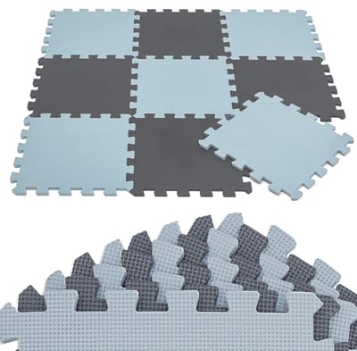 Van dag Één: 9-delige Baby Puzzel Speelmat - 30x30 EVA Schuim Kruipmat Vloermat Speeltapijt Kind