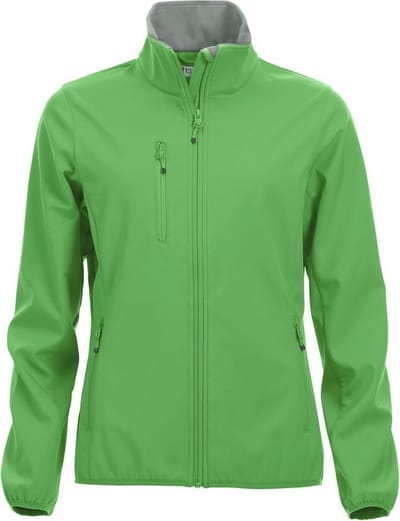 Clique Basic Softshell Jas Dames Appelgroen maat XS