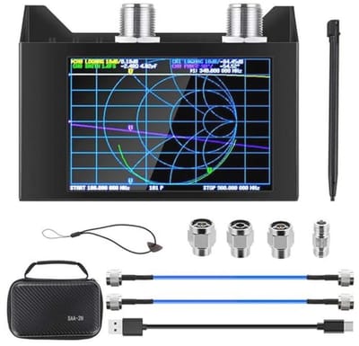 Netwerk Vector Analysator 50 KHz-3 GHz met Touchscreen, RF- en VSWR-metingen