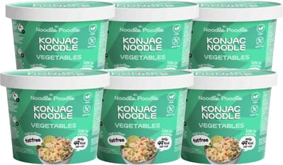 The Noodle Poodle | Konjac Noodle | Vegetables | 6 stuks | 6 x 150 g