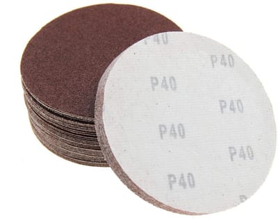 Dailygoods- Schuurpapier Set 50 Stuks - Schuurpapier 125mm - Ronde Schuurschijven - Aluminium Oxide - 5 Soorten Korrel - Geschikt voor Schuurmachines