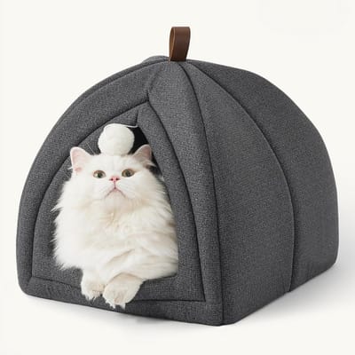 BOTC Kattenhuis - 2in1 - Kattenmand - Kattenhol - Kattenhuis - Grijs