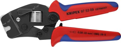 Zelfaanpassende Krimptang - Krimptang Bits - Bits Krimpen - Automatische Aanpassing - 008-16 mm² - Zwart
